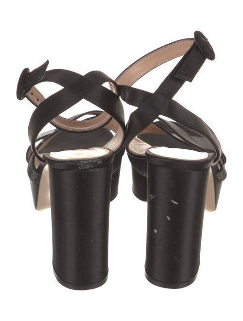 Gianvito Rossi Satin Sandals