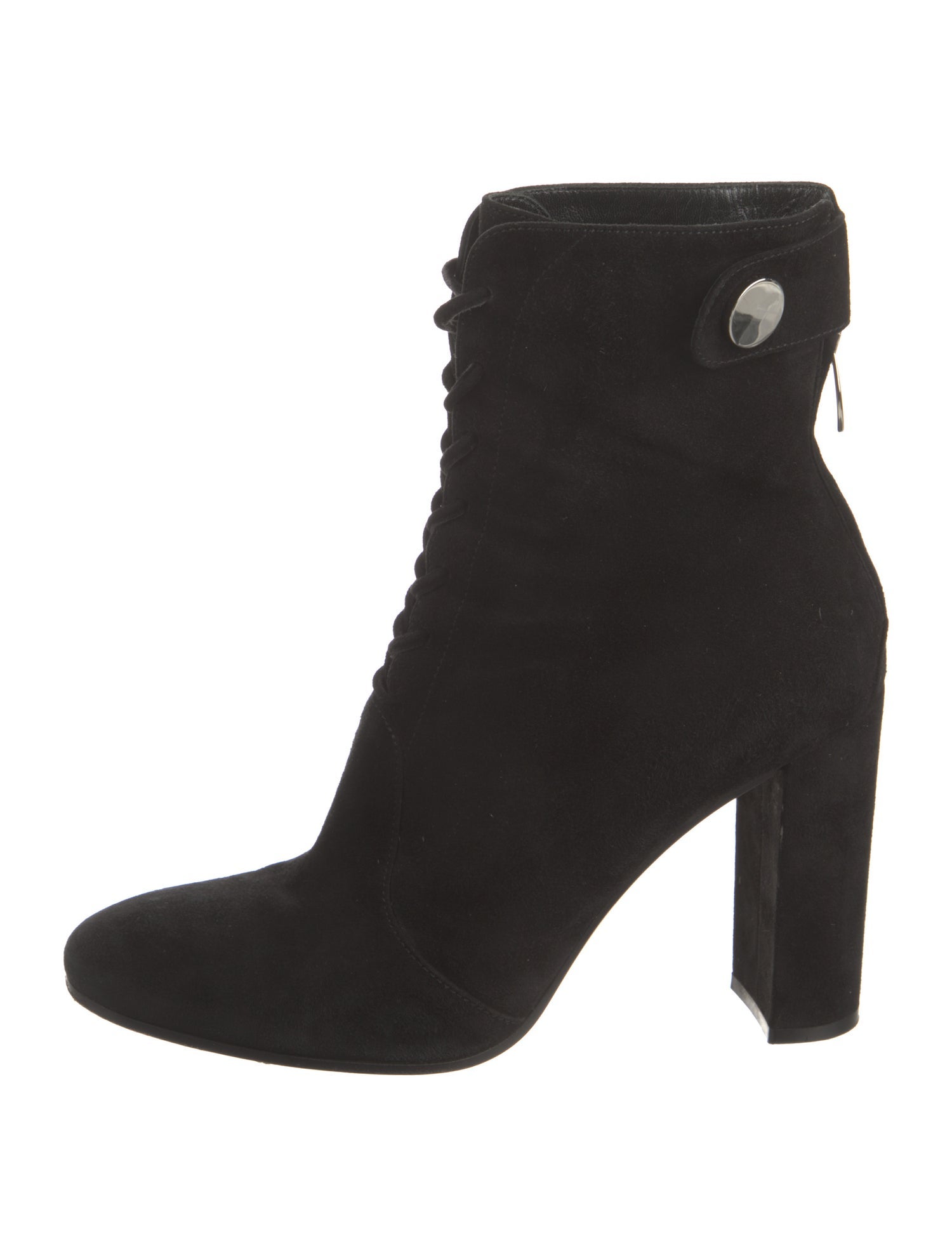 Gianvito Rossi Suede Lace-Up Boots