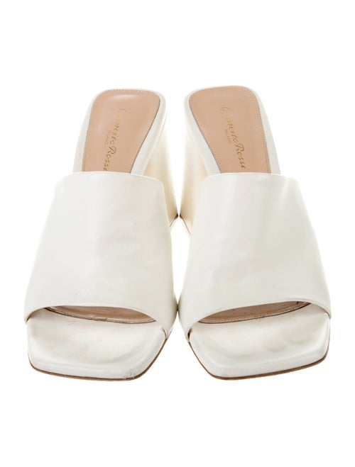 Gianvito Rossi Leather Slides