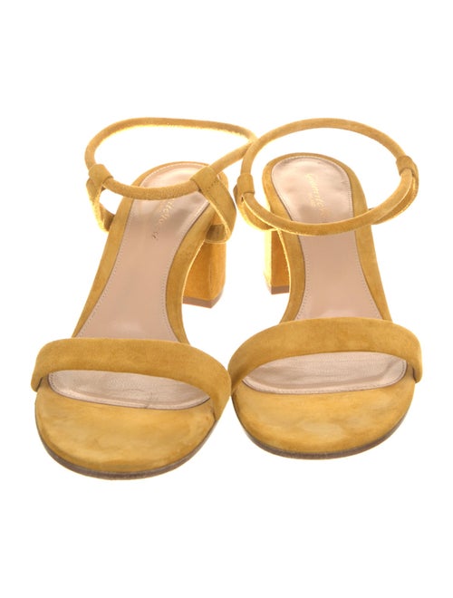 Gianvito Rossi Suede Slingback Sandals