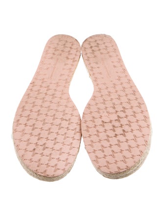 Gianvito Rossi Leather Braided Accents Espadrilles