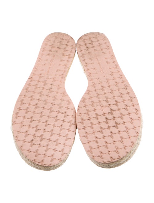 Gianvito Rossi Leather Braided Accents Espadrilles