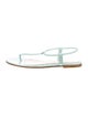 Gianvito Rossi Leather Flip Flops