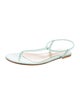 Gianvito Rossi Leather Flip Flops