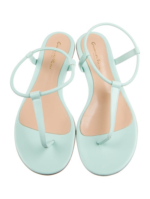 Gianvito Rossi Leather Flip Flops