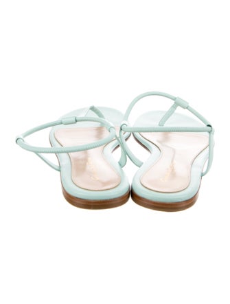 Gianvito Rossi Leather Flip Flops