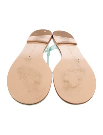 Gianvito Rossi Leather Flip Flops