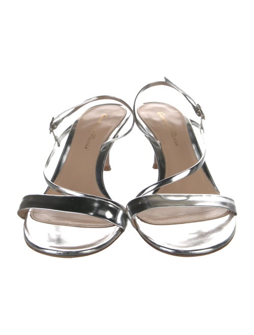 Gianvito Rossi Leather Slingback Sandals
