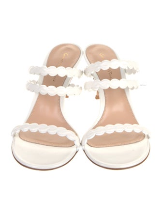 Gianvito Rossi Leather Slides