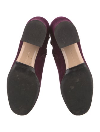 Gianvito Rossi Suede Lace-Up Boots