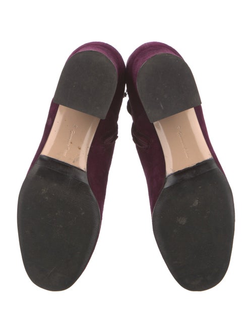 Gianvito Rossi Suede Lace-Up Boots