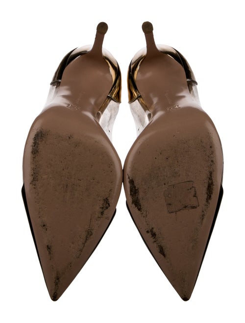 Gianvito Rossi PVC Colorblock Pattern Pumps