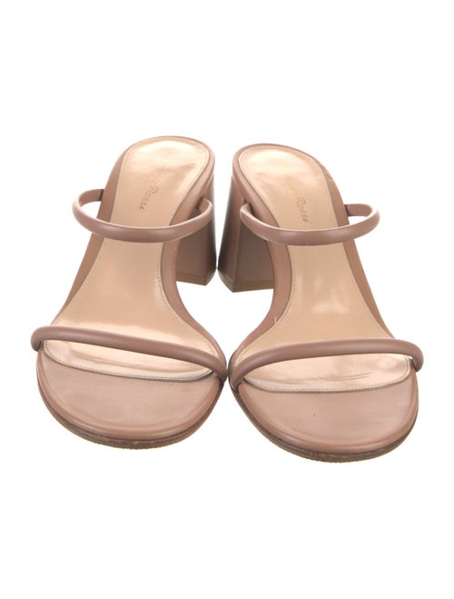 Gianvito Rossi Leather Slides