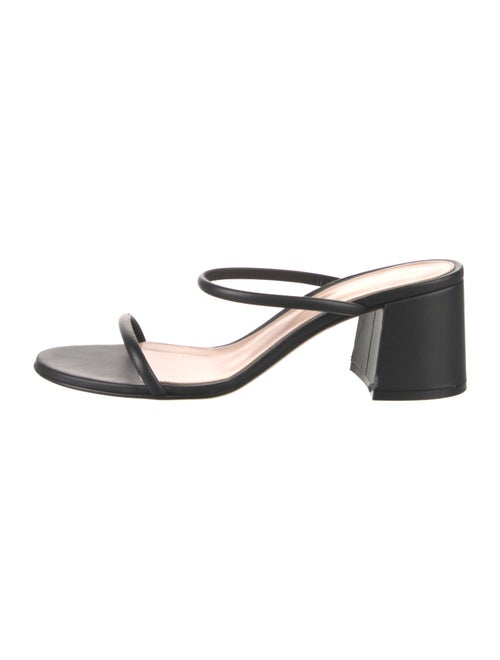 Gianvito Rossi Leather Slides