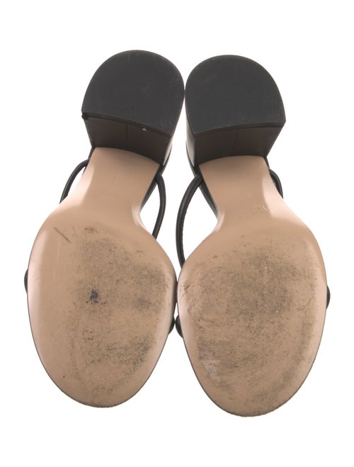 Gianvito Rossi Leather Slides