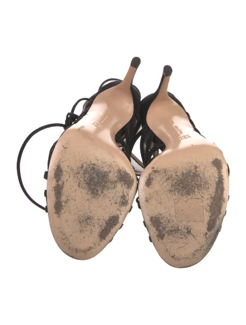 Gianvito Rossi Suede Slingback Sandals