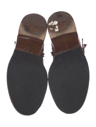 Gianvito Rossi Leather Combat Boots