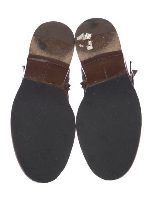 Gianvito Rossi Leather Combat Boots