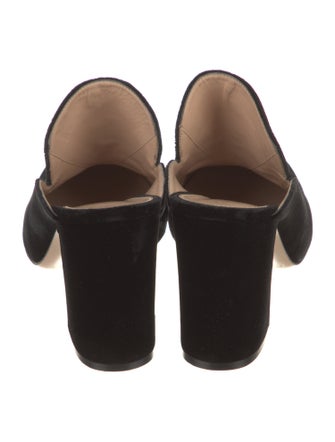 Gianvito Rossi Velvet Mules