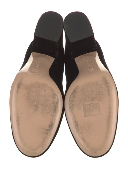 Gianvito Rossi Velvet Mules