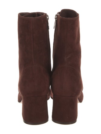 Gianvito Rossi Suede Lace-Up Boots