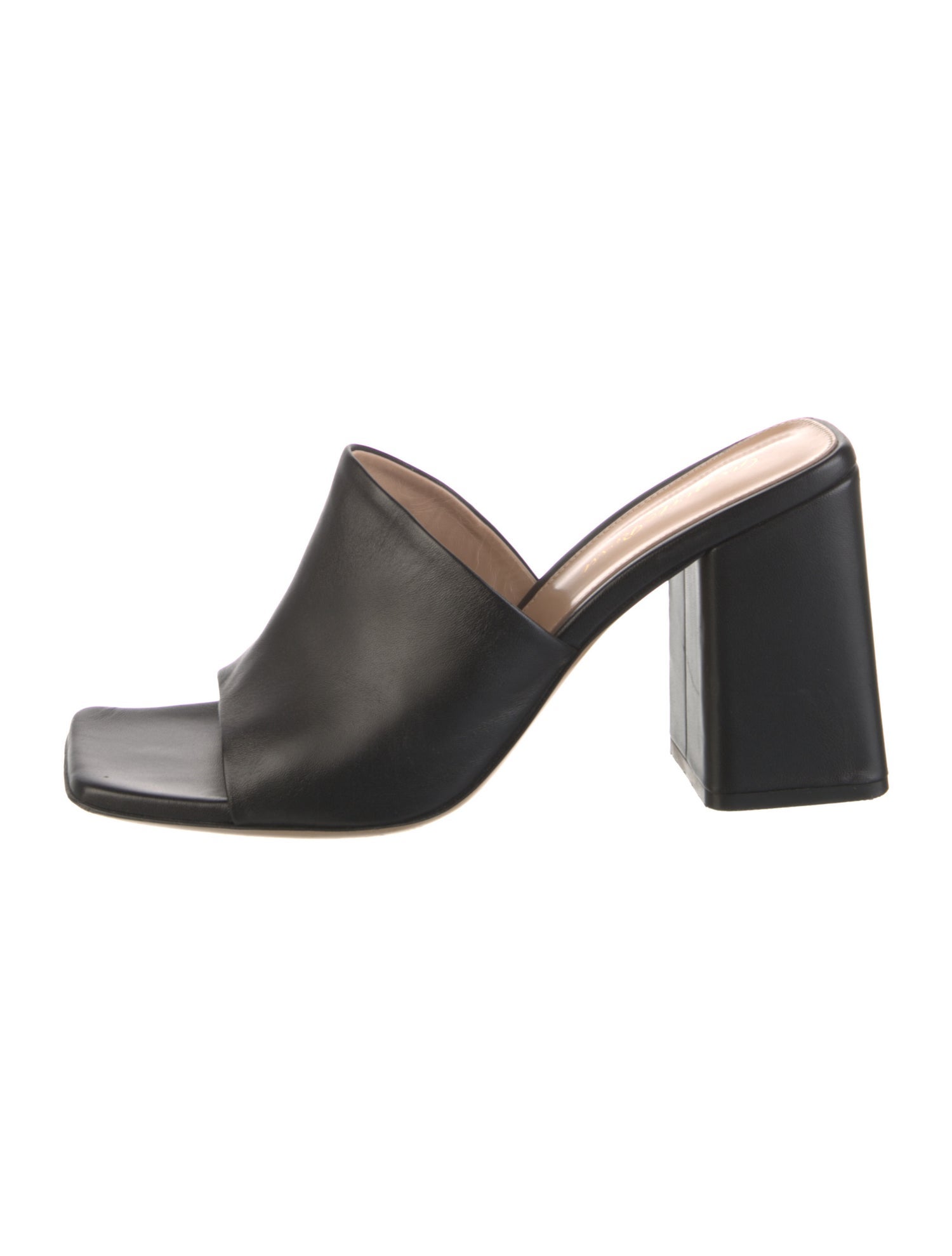 Gianvito Rossi Leather Slides