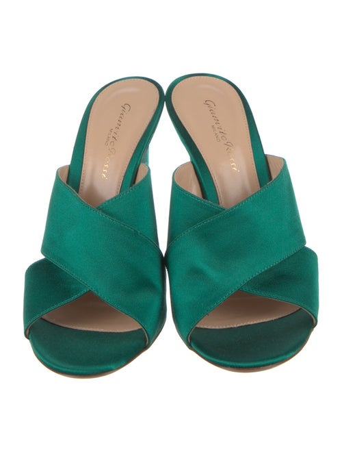 Gianvito Rossi Satin Slides