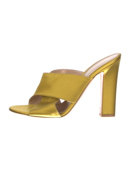 Gianvito Rossi Satin Slides