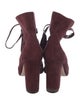 Gianvito Rossi Suede Lace-Up Boots