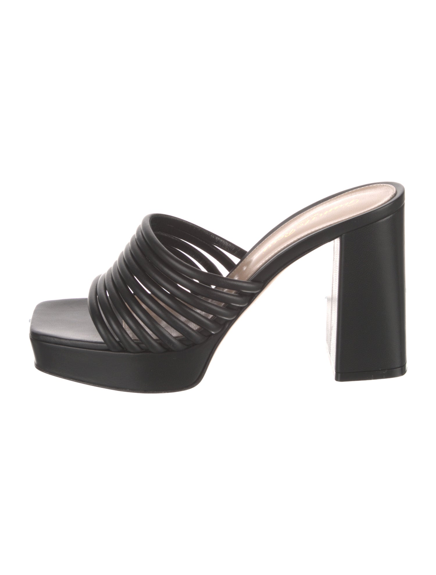 Gianvito Rossi Leather Slides