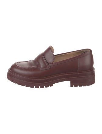 Gianvito Rossi Leather Loafers
