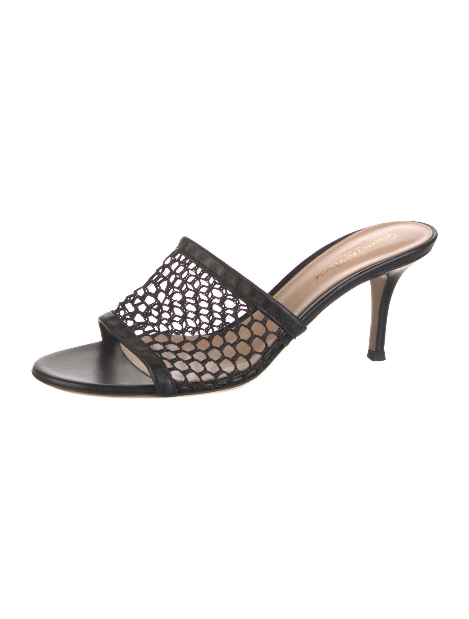 Gianvito Rossi Leather Slides