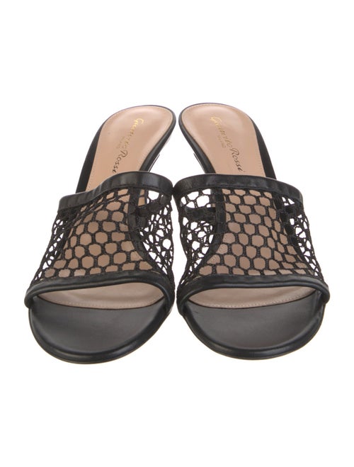 Gianvito Rossi Leather Slides