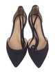 Gianvito Rossi Suede D'Orsay Flats
