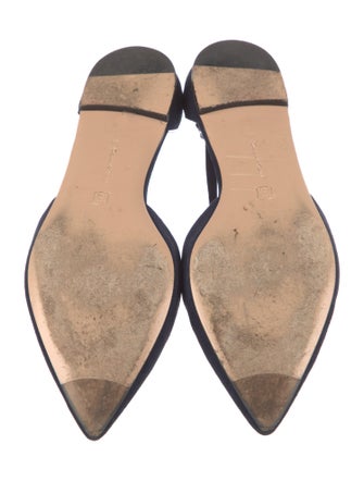 Gianvito Rossi Suede D'Orsay Flats