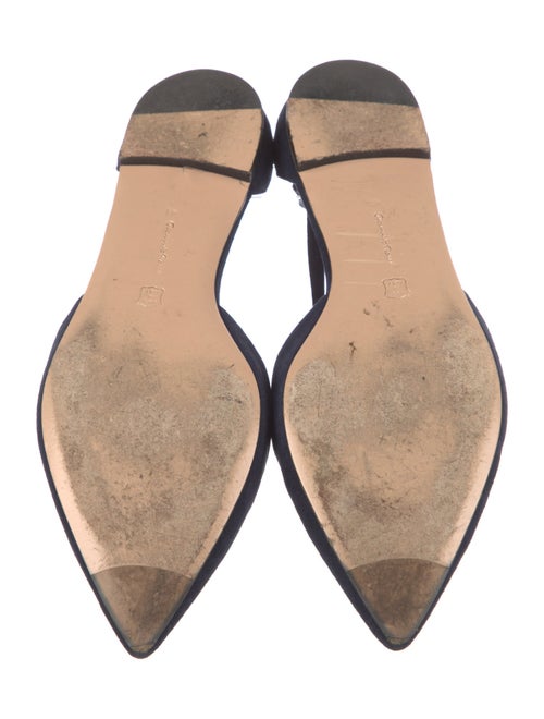 Gianvito Rossi Suede D'Orsay Flats