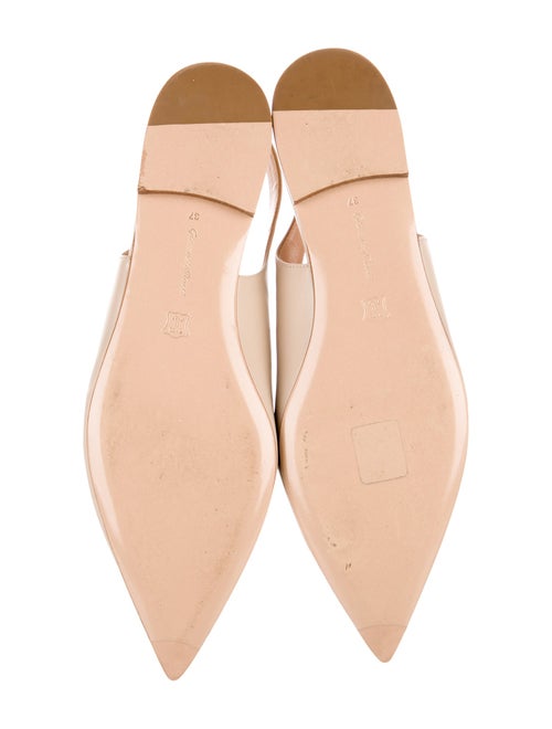 Gianvito Rossi Leather Slingback Flats