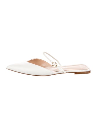 Gianvito Rossi Leather Mules