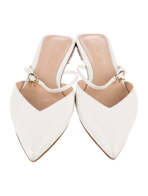 Gianvito Rossi Leather Mules
