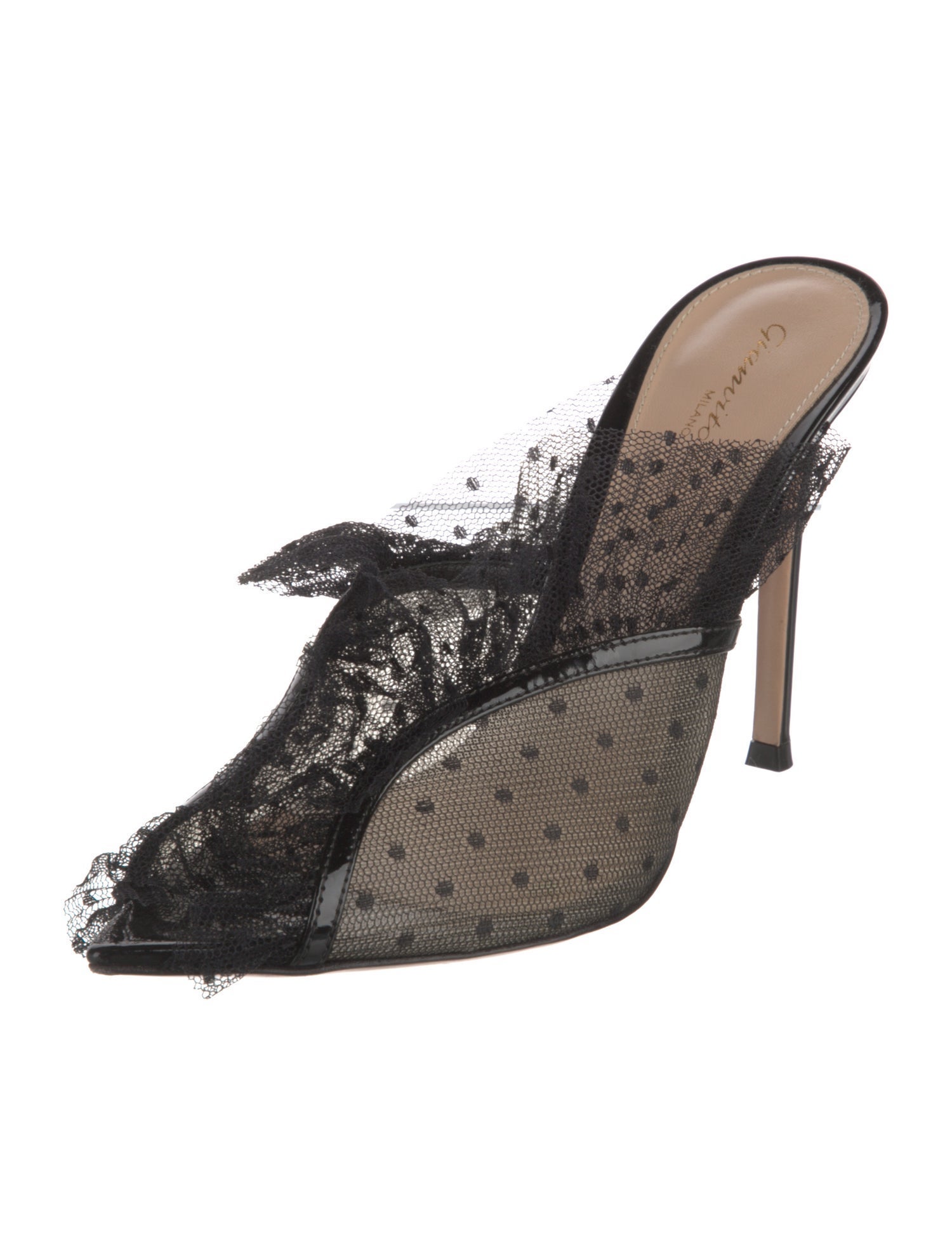 Gianvito Rossi Lace Mules