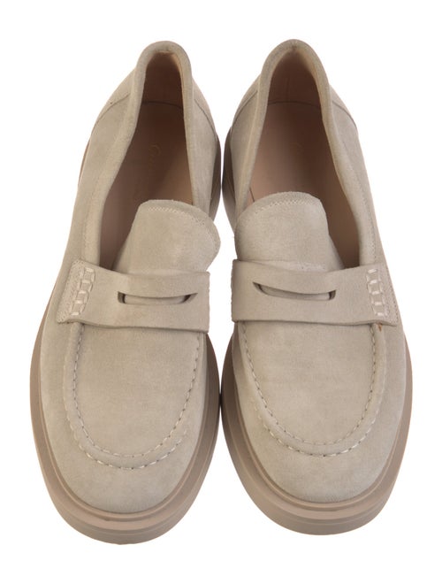 Gianvito Rossi Suede Loafers