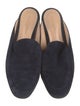 Gianvito Rossi Suede Leather Trim Embellishment Mules