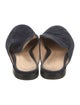 Gianvito Rossi Suede Leather Trim Embellishment Mules