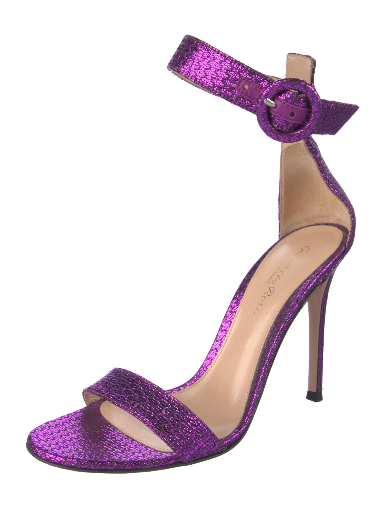Gianvito Rossi Glitter Sandals