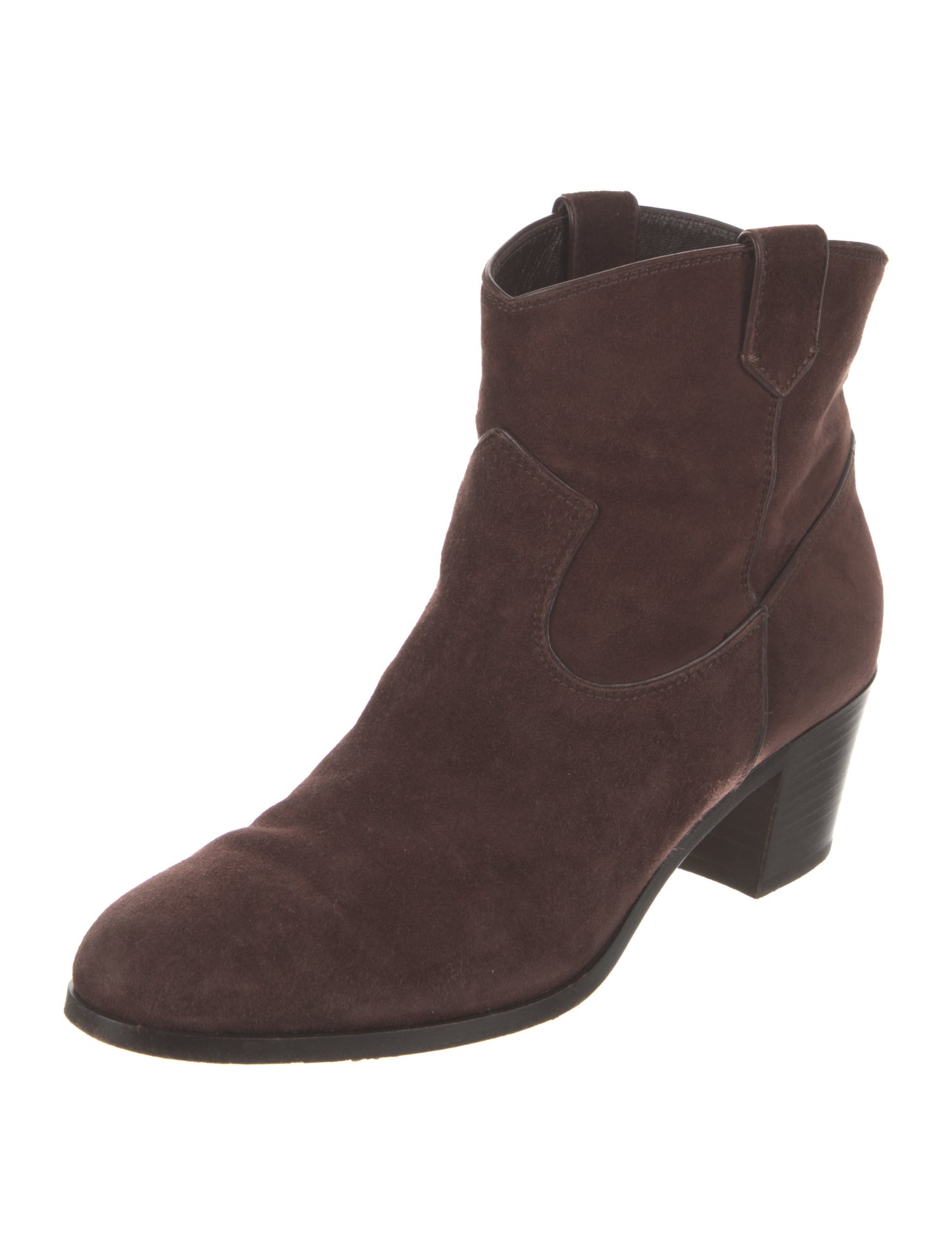 Gianvito Rossi Suede Western Boots