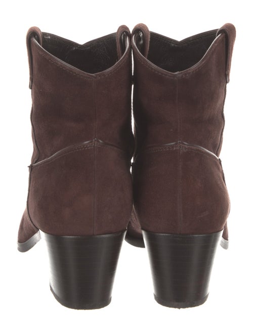 Gianvito Rossi Suede Western Boots