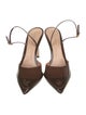 Gianvito Rossi PVC Slingback Pumps