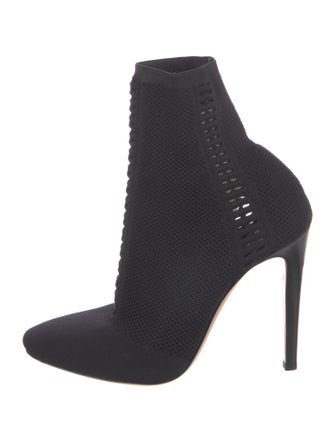 Gianvito Rossi Lasercut Accents Sock Boots