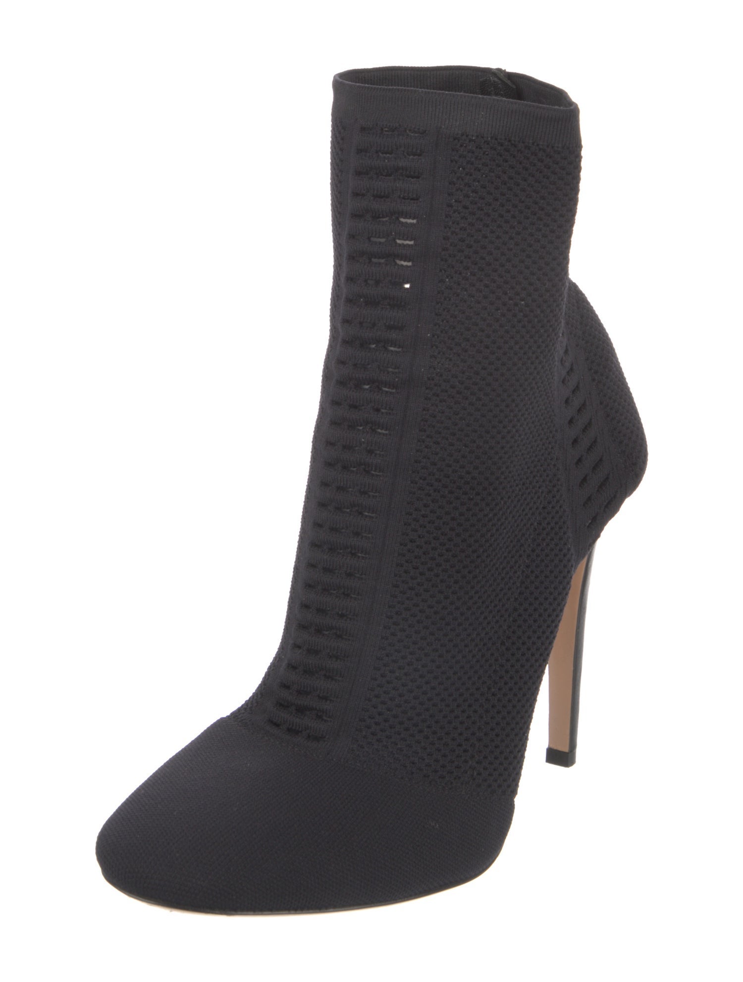 Gianvito Rossi Lasercut Accents Sock Boots