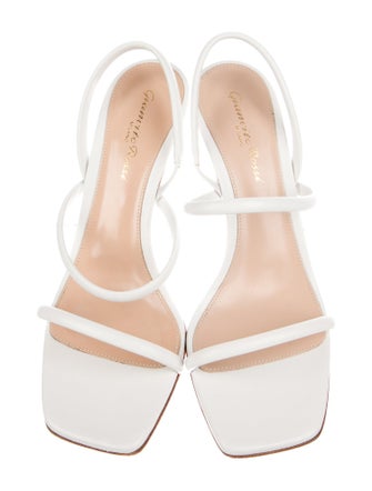 Gianvito Rossi Leather Slingback Sandals